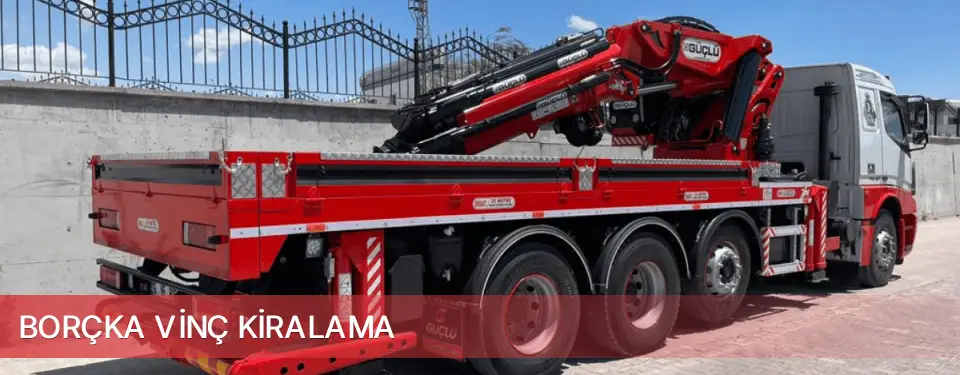 Borçka İlçemi Vinç Kiralama